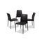 Wholesale Interiors Baxton Studio Pascha Modern and Contemporary Black Faux Leather Upholstered Dining Chair (Set of 4)